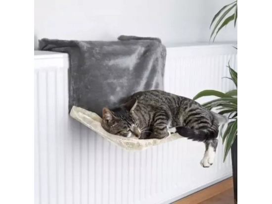 Фото - спальные места, лежаки, домики Trixie Radiator Bed лежак на радиатор для кошек, серый/светло-серый