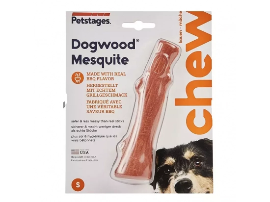 Фото - іграшки Petstages DOGWOOD MESGUITE іграшка для собак з ароматом барбекю, МІЦНА ГІЛКА