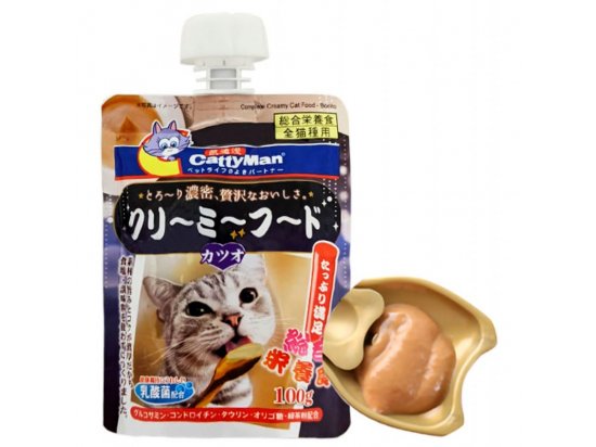Фото - ласощі CattyMan (КеттіМен) Complete Creamy Food Bonito крем-суп для котів МАКРЕЛЬ