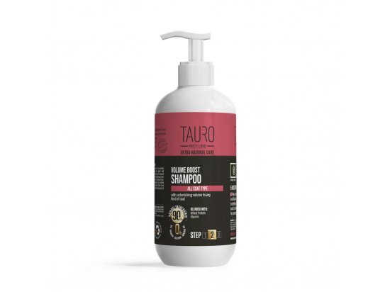 Фото - Категорії Tauro (Тауро) Pro Line Ultra Natural Care Volume Boost Shampoo шампунь для надання об'єму шерсті собак та кішок