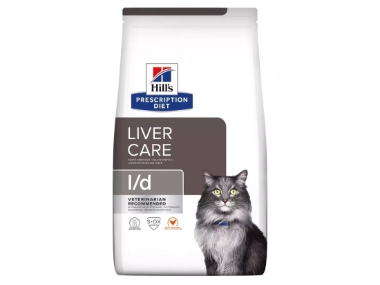 Фото - ветеринарные корма Hill's Prescription Diet l/d Liver Care корм для кошек с курицей