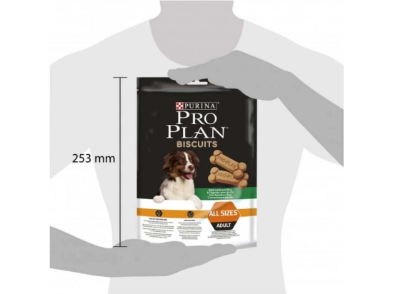 Фото - ласощі Purina Pro Plan (Пуріна Про План) Adult All Size Biscuits Lamb & Rice печиво для дорослих собак ЯГНЯ та РИС