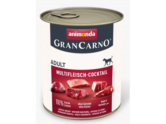 Фото - вологий корм (консерви) Animonda (Анімонда) GranCarno Adult Multi Meat Cocktail вологий корм для собак МУЛЬТИМ'ЯСНИЙ КОКТЕЙЛЬ