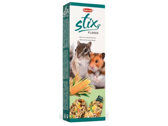 Фото - лакомства Padovan (Падован) Stix Flakes Criceti лакомые палочки для хомяков и мелких грызунов