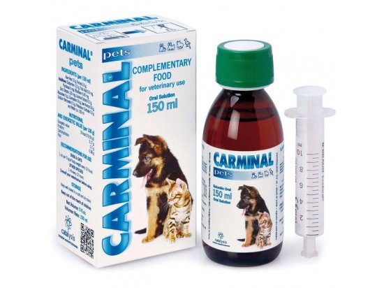 Фото - для шлунково-кишкового тракту (ЖКТ) Catalysis S.L. Carminal Pets (Кармінал Петс) препарат при розладах травлення у котів та собак