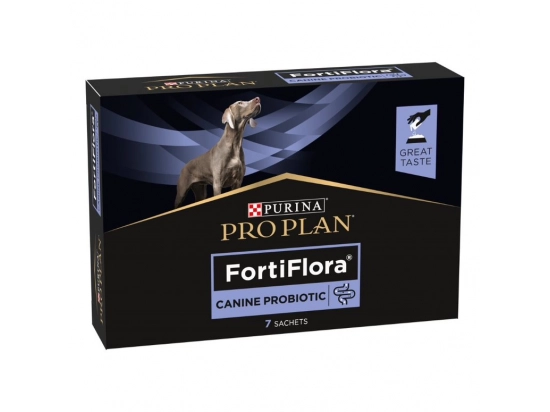 Фото - пробиотики Purina Pro Plan (Пурина Про План) Veterinary Diets FortiFlora (ФОРТИФЛОРА) Canine Probiotic кормовая добавка с пробиотиком для собак и щенков