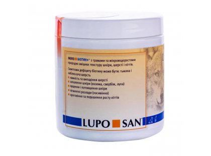 Фото - для кожи и шерсти Luposan LUPO BIOTIN + добавка для здоровья кожи и шерсти собак и кошек