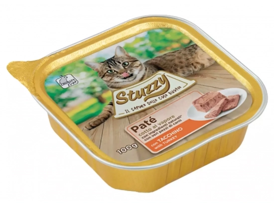 Фото - вологий корм (консерви) Stuzzy (Штуззі) MISTER TURKEY CAT (МІСТЕР ІНДИЧКА ПАШТЕТ) консерви для котів