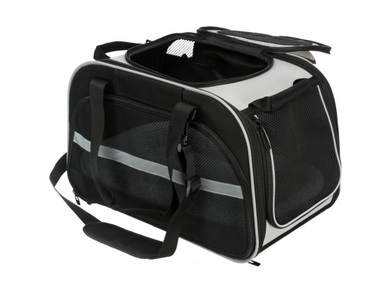Фото - переноски, сумки, рюкзаки Trixie (Тріксі) VALERY сумка переноска для собак і кішок, чорний/сірий (28901)