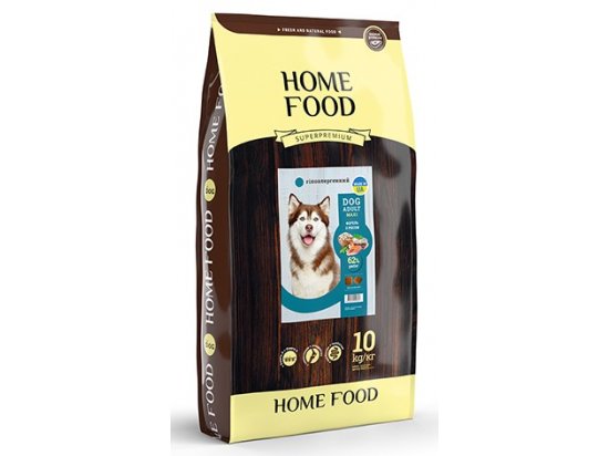 Фото - сухий корм Home Food (Хоум Фуд) Dog Adult Maxi Trout with Rice гіпоалергенний корм для собак великих порід ФОРЕЛЬ і РИС