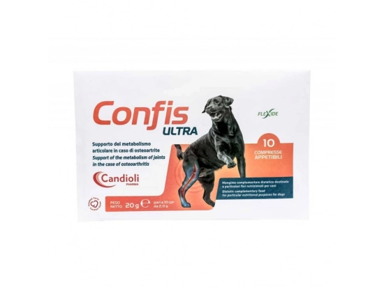 Фото - хондропротектори Candioli (Кандіолі) Confis Ultra (Конфіс Ультра) добавка для підтримки обміну речовин у суглобах при остеоартриті у собак