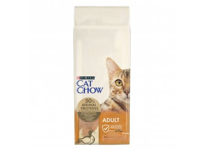 Фото - сухой корм Cat Chow ADULT DUCK корм для взрослых кошек с уткой