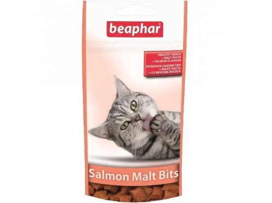Beaphar MALT-BITS WITH SALMON Лакомство для кошек с мальт-пастой со вкусом лосося