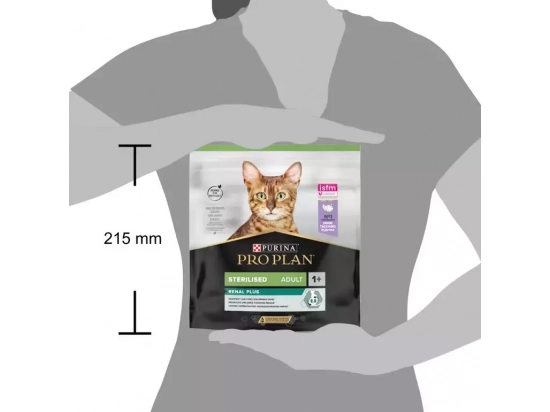 Фото - сухий корм Purina Pro Plan (Пуріна Про План) Renal Plus Sterilised Adult Turkey сухий корм для стерилізованих кішок ІНДИЧКА