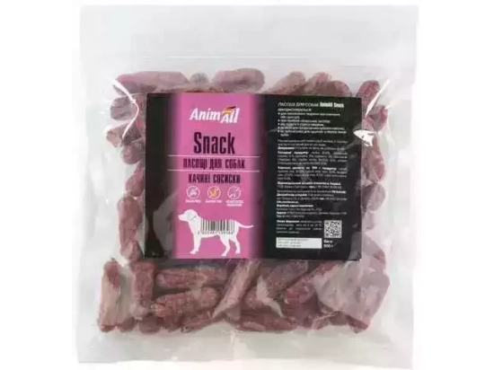 Фото - лакомства AnimAll Snack утиные сосиски для собак