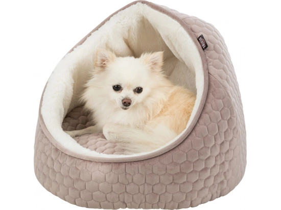 Фото - лежаки, матрасы, коврики и домики Trixie LIVIA лежак-пещера для кошек и собак, розовый/крем (36353)
