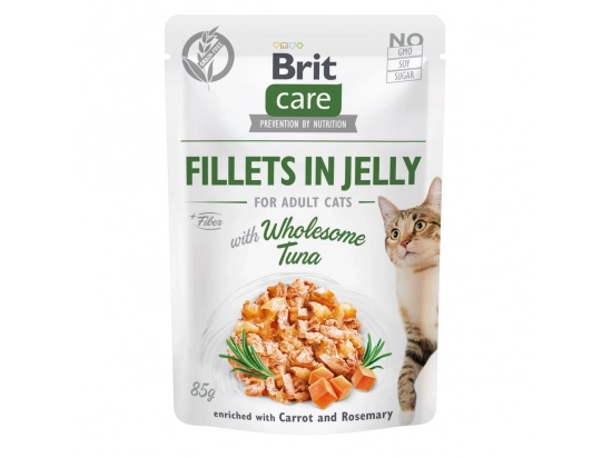 Фото - влажный корм (консервы) Brit Care Cat Adult Tuna, Carrot & Rosemary консервы для кошек ТУНЕЦ, МОРКОВЬ и РОЗМАРИН