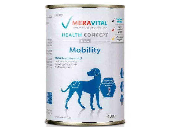 Фото - ветеринарні корми Mera (Мера) MVH Dog Nassfutter Mobility вологий корм для дорослих собак при захворюваннях опорно-рухової системи
