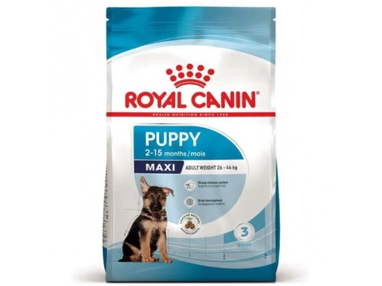 Фото - сухий корм Royal Canin MAXI PUPPY корм для цуценят великих порід від 2 до 15 місяців