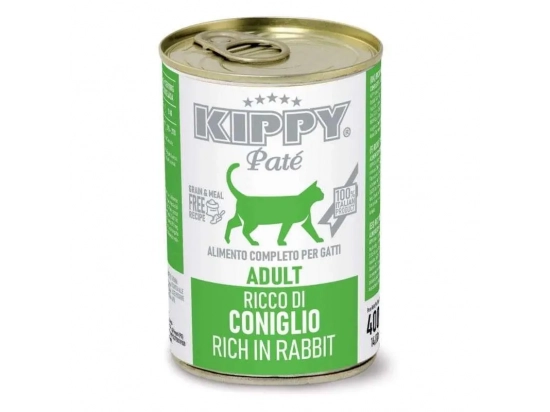 Фото - вологий корм (консерви) Kippy (Кіпі) PATE RABBIT консерви для кішок (КРОЛИК), паштет