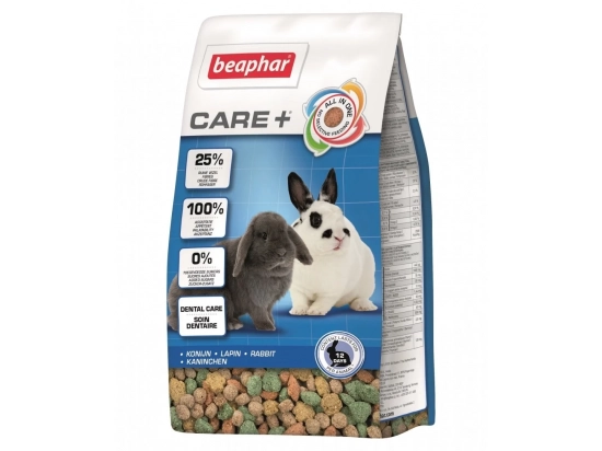 Фото - корм для гризунів Beaphar Care+ Rabbit Повноцінний корм супер-преміум класу для кроликів