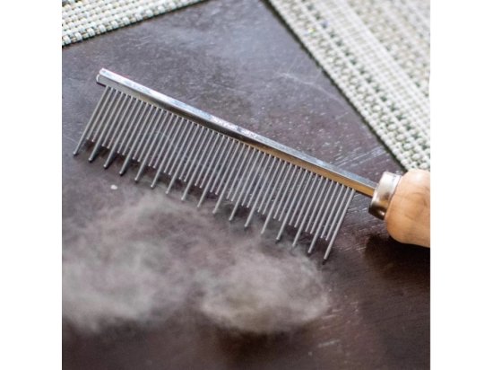 Фото - расчески, щетки Safari SHEDDING LONG HAIR расческа для длинной шерсти с деревянной ручкой