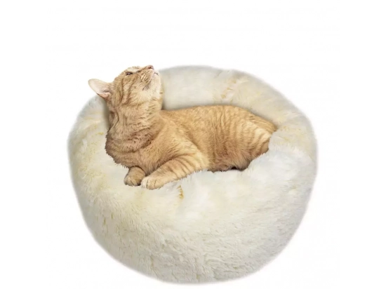 Фото - лежаки, матрасы, коврики и домики Red Point DONUT лежак со съемной подушкой для собак и кошек ПОНЧИК, персиковый