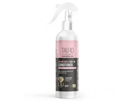 Фото - повседневная косметика Tauro (Тауро) Pro Line Ultra Natural Care Volume Boost Leave-In Conditionier несмываемый спрей-кондиционер для объема шерсти собак и кошек