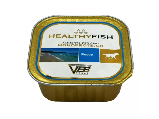 Фото - влажный корм (консервы) Healthy Fish влажный корм для собак С РЫБОЙ, паштет