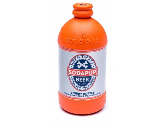 Фото - іграшки SodaPup (Сода Пап) Beer Bottle іграшка для собак ПЛЯШКА ПИВА, помаранчевий