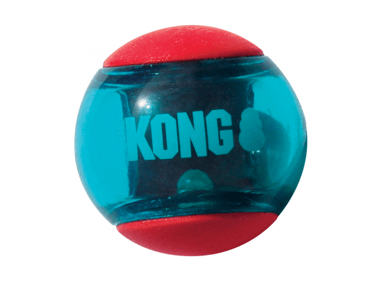 Фото - іграшки Kong SQUEEZZ ACTION іграшка-пищалка для собак напівпрозора М'ЯЧ