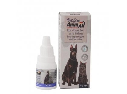 Фото - для вух AnimAll VetLine вушні краплі для котів та собак