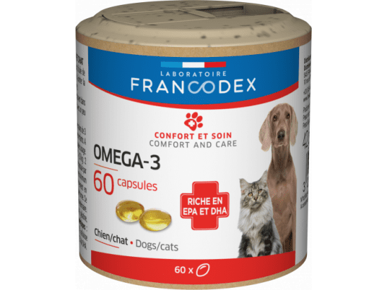 Фото - витамины и минералы Francodex Omega-3 капсулы для кошек и собак