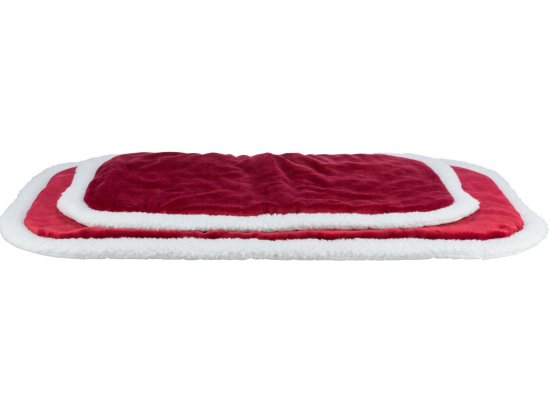 Фото - лежаки, матрасы, коврики и домики Trixie Nevio рождественский плюшевый лежак-мат для собак, красный/белый