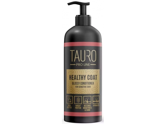 Фото - повсякденна косметика Tauro (Тауро) Pro Line Healthy Coat Glossy Conditioner Кондиціонер для розгладження та зволоження шкіри собак та котів усіх порід