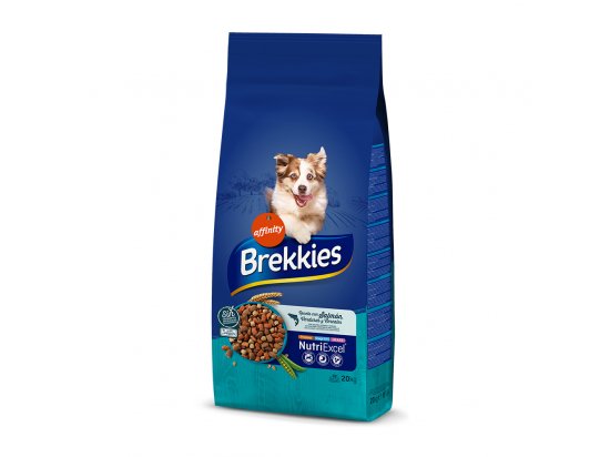 Brekkies (Бреккис) Excel Mix Fish - корм для взрослых собак с лососем, тунцом и овощами