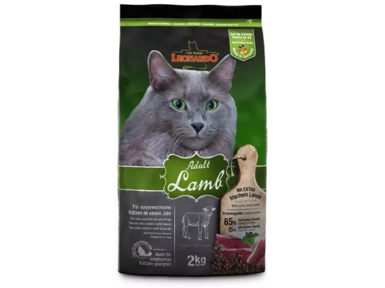 Фото - сухий корм Leonardo (Леонардо) Adult Lamb корм для дорослих кішок ягня