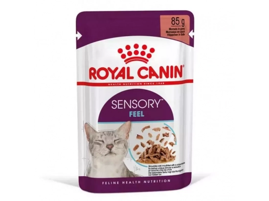 Фото - вологий корм (консерви) Royal Canin SENSORY FEEL GRAVY консерви для вибагливих кішок