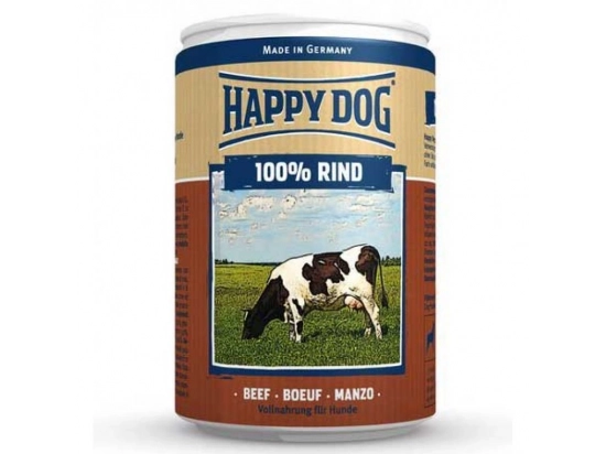 Фото - вологий корм (консерви) Happy Dog (Хеппі Дог) DOSE 100 % RIND консерви для собак ЯЛОВИЧИНА