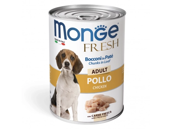 Фото - вологий корм (консерви) Monge Dog Fresh Adult Chicken вологий корм для собак КУРКА