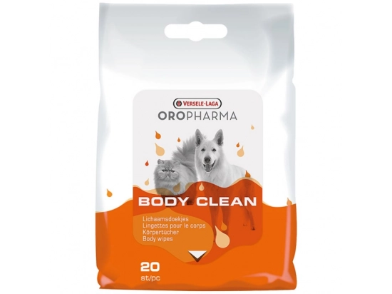 Фото - повсякденна косметика Versele-Laga Oropharma (Орофарма) Body Clean серветки, що очищають, для собак і котів