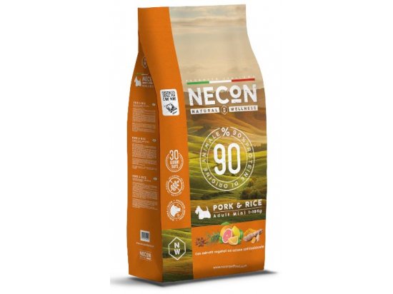 Фото - сухий корм Necon Natural Wellness Dog Mini Pork & Rice сухий корм для собак малих порід СВИНИНА І РИС