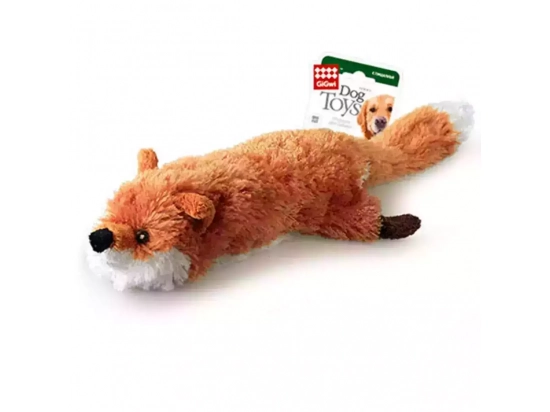 Фото - іграшки GiGwi (Гігві) Catch & Fetch ЛИСИЦЯ іграшка для собак з великою пищалкою, 63 см