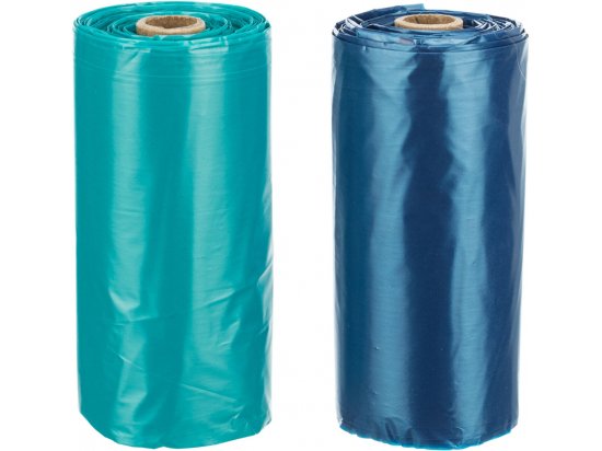Фото - пакеты для фекалий и аксессуары Trixie Пакеты с ручками для уборки фекалий, разноцветные (22845)