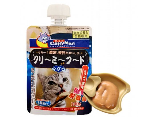 Фото - ласощі CattyMan (КеттіМен) Complete Creamy Food Tuna крем-суп для котів ТУНЕЦЬ