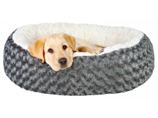 Фото - лежаки, матраси, килимки та будиночки Trixie Kaline Лежак круглий для собак, сірий/кремовий