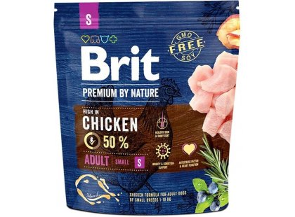 Фото - сухой корм Brit Premium Dog Adult Small S Chicken сухой корм для собак мелких пород КУРИЦА