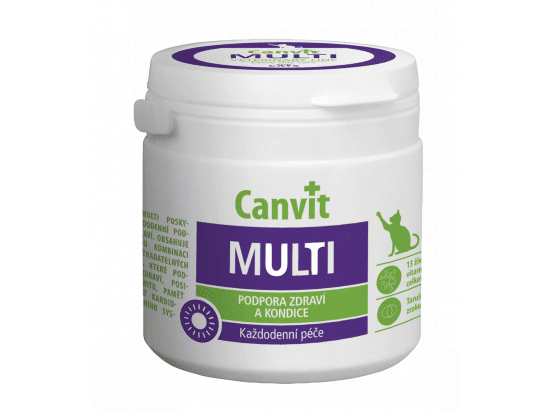 Фото - витамины и минералы Canvit Multi (Мульти) мультивитаминные таблетки для кошек