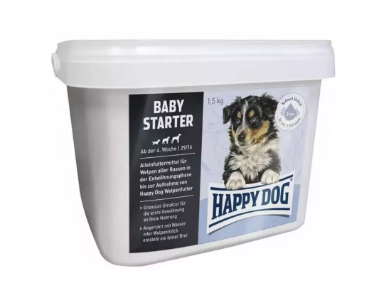 Фото - сухий корм Happy Dog (Хепі Дог) BABY STARTER (Бейбі Стартер) перший твердий корм для цуценят