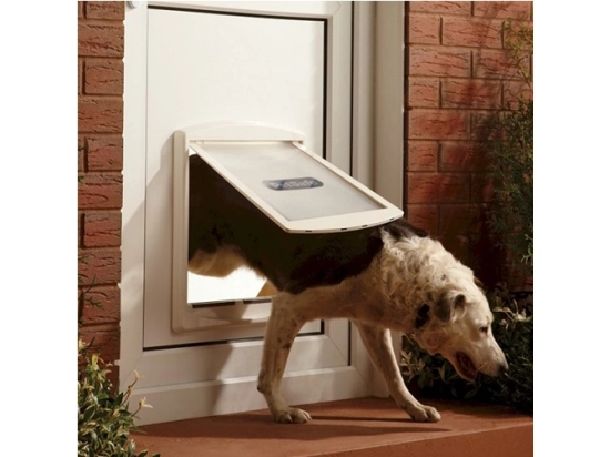 Фото - двери врезные Staywell (Стейвел) ОРИГИНАЛ Дверцы для собак и котов, белый
